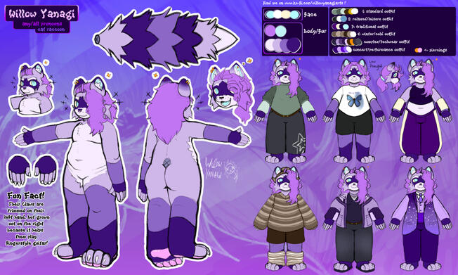 willow's reference sheet
